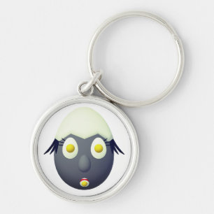 Chaveiro Personagem de Ovo Excêntrico RG & RA Design Fofo