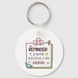 Chaveiro Personalised Teacher Key Ring