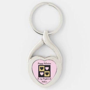Chaveiro personalização personalizada do casal de namorados