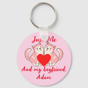 Chaveiro personalização personalizada do casal de namorados