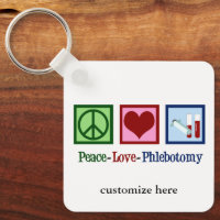 Personalização Phlebotomist Peace Love Phlebotomy