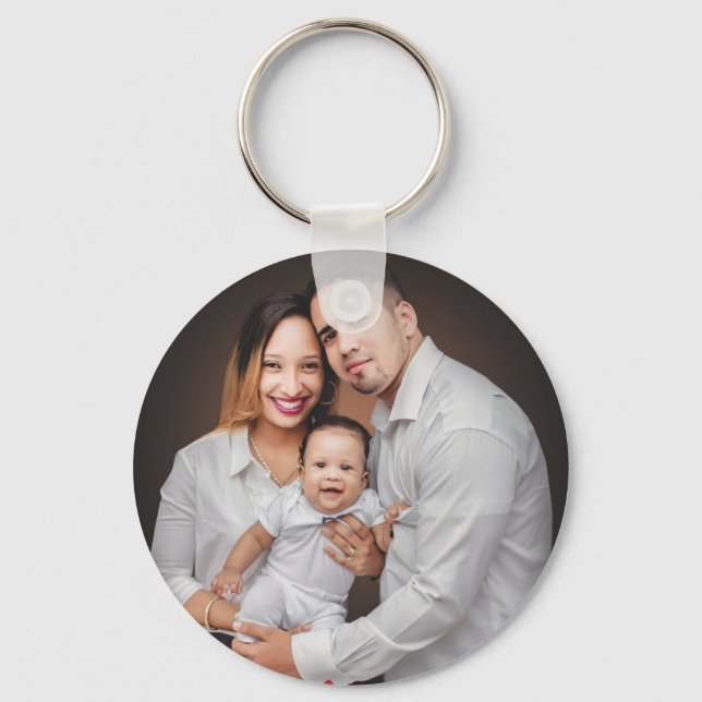 Chaveiro Personalizada Foto da Família Personalizada (Frente)