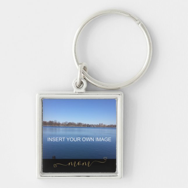 Chaveiro Personalizada Foto da Mãe Personalizada (Frente)