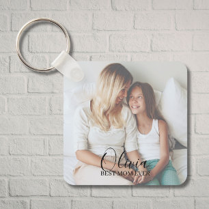 Chaveiro Personalizado 2 Foto Mãe e Filha