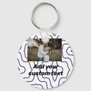 Chaveiro personalizado adicione a sua foto às linhas de co