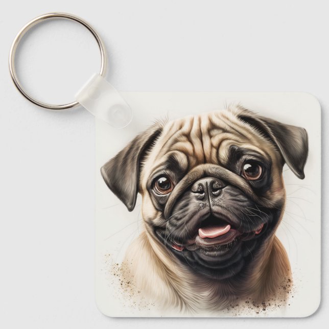 Chaveiro personalizado Adicione seu próprio presen (Frente)