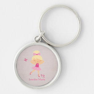 Chaveiro personalizado bonito da bailarina do