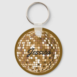 Chaveiro personalizado Brown da bola do disco