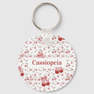 Chaveiro Personalizado Cereja & Laços