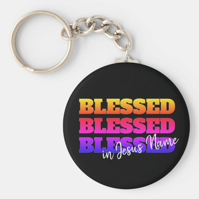 Chaveiro Personalizado Colorido BESSED (Frente)