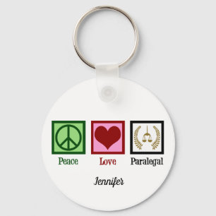 Chaveiro Personalizado com legendas para assistentes de paz