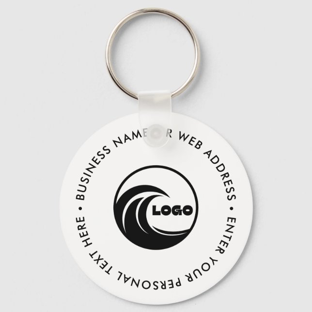 Chaveiro Personalizado com Logotipo da Empresa (Frente)