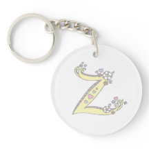 Chaveiro personalizado das meninas da inicial Z