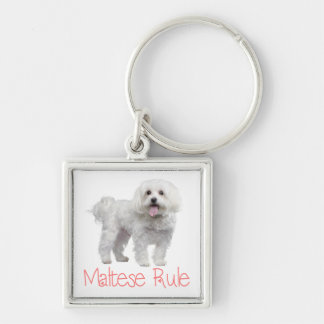 Chaveiro Personalizado de Cães Brancos
