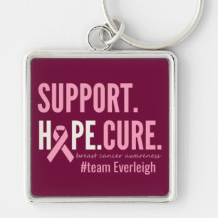 chaveiro personalizado de cancer de mama