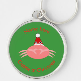 Chaveiro Personalizado de Caranguejo de Natal