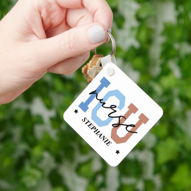 Chaveiro personalizado de enfermeira de UTI, Prese (Mão)