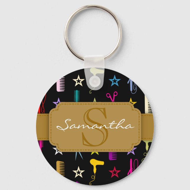 Chaveiro Personalizado de Multicolores de Matizes  (Frente)