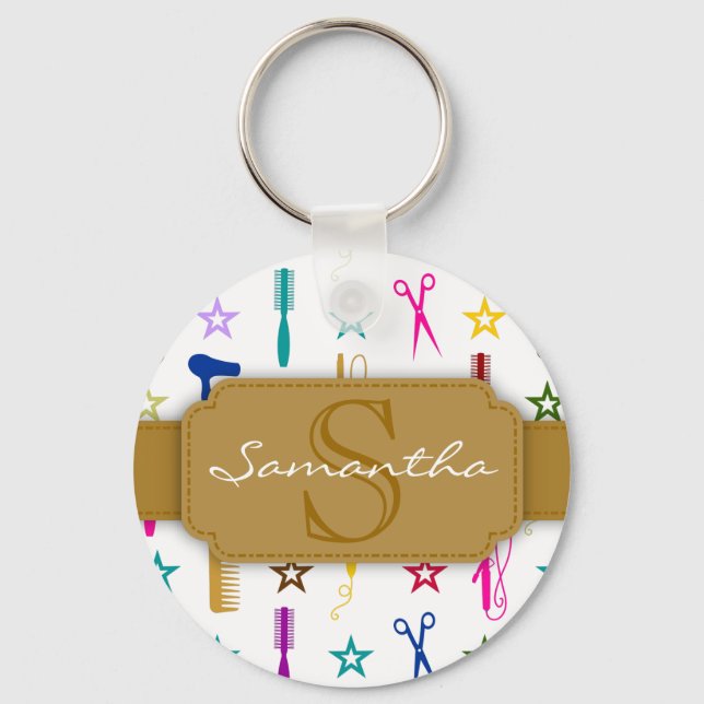 Chaveiro Personalizado de Multicolores de Matizes  (Frente)