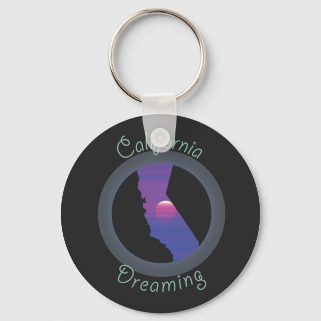Chaveiro personalizado do California Dreaming (Frente)