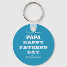Chaveiro Personalizado do Pai Papa Dia de os pais