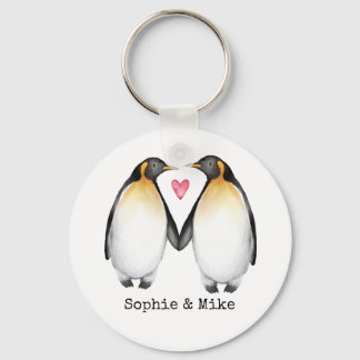 Chaveiro personalizado do Pinguin Love