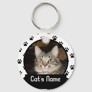Chaveiro personalizado do seu gato de animais domé