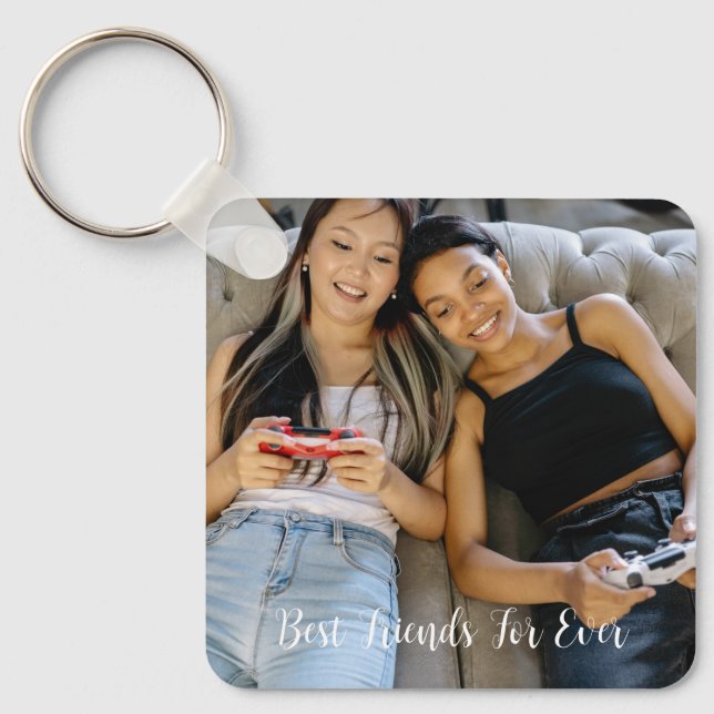 Chaveiro Personalizado dos Melhores Amigos de Foto Personal (Frente)