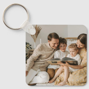 Chaveiro Personalizado Família Dupla Face Duas Fotos