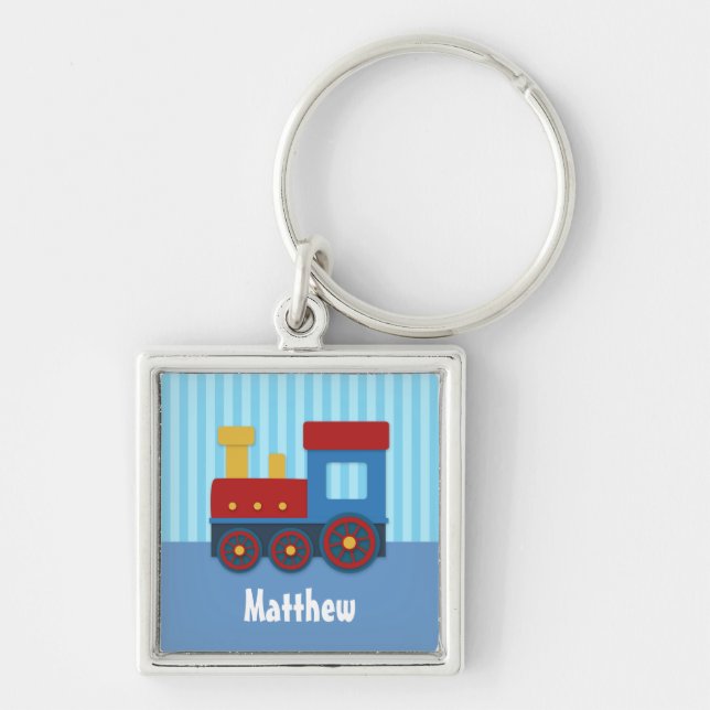 Chaveiro Personalizado Menino Trem Fofo (Frente)