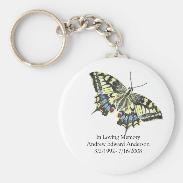 Chaveiro Personalizado No Memorial Da Borboleta Amante (Frente)