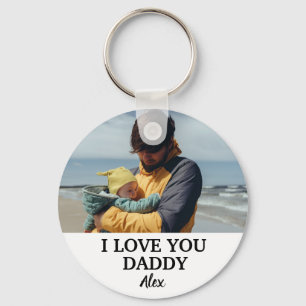 Chaveiro Personalizado Papai, Eu Te Amo Papai Foto