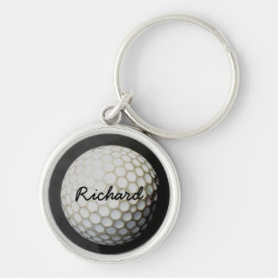 chaveiro personalizado para a foto da bola de golf