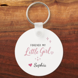 Chaveiro Personalizado Para Sempre Minha Pequena Menina