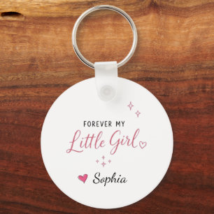 Chaveiro Personalizado Para Sempre Minha Pequena Menina