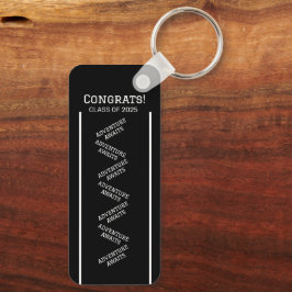 Chaveiro Personalizado Preto e Branco