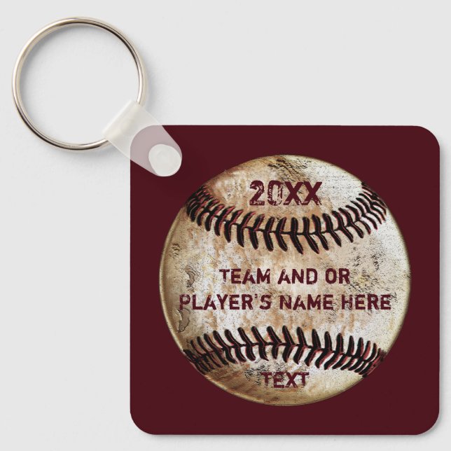 Chaveiro PERSONALIZADO, Souvenirs de Baseball, Baseball (Frente)