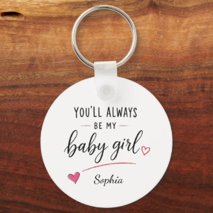 Chaveiro Personalizado Você Será Sempre Minha Menina