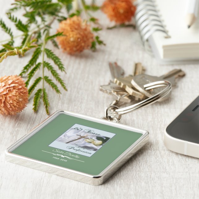 Chaveiro Personalizar, 60 anos de profissão religiosa (Lateral)