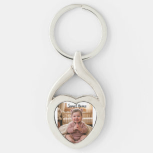 Chaveiro personalizar Coração Torcido simples personalizado