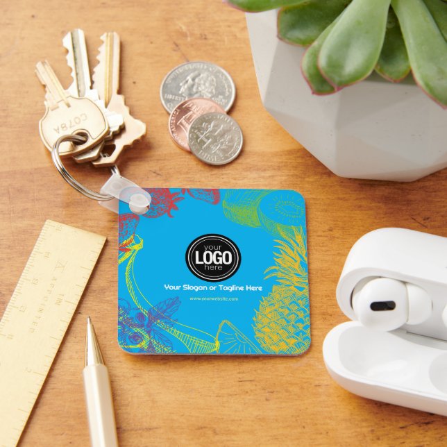 Chaveiro Personalizar empresa | Empresa Fruta tropical (Mesa)