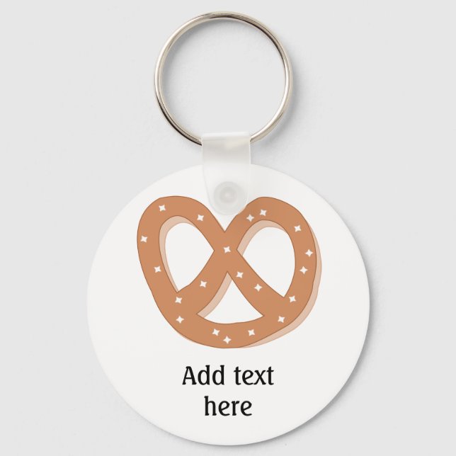 Chaveiro Personalizar este gráfico do nó Pretzel (Frente)