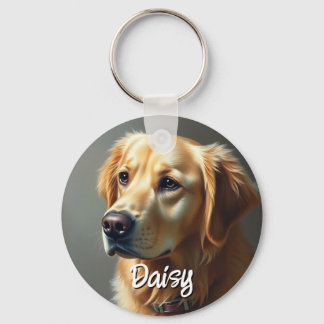 Chaveiro Personalizar Golden Retriever