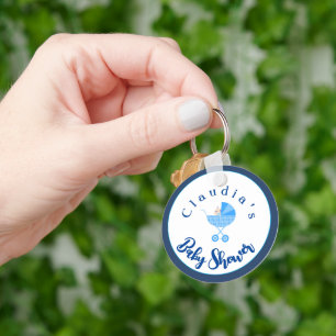 Chaveiro Personalizar o Favor do Chá de fraldas da Carruage