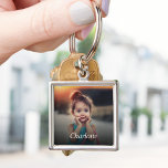 Chaveiro Personalizar o Premium de Manutenção da Família de<br><div class="desc">Crie seu próprio chaveiro quadrado premium personalizado com sua imagem personalizada. Adicione sua foto favorita, design ou trabalho de arte para criar algo realmente único. Para editar este modelo de design, clique em 'Alterar' e carregue sua própria imagem conforme mostrado acima. Clique no botão 'Personalizar' para adicionar texto, personalizar fontes...</div>