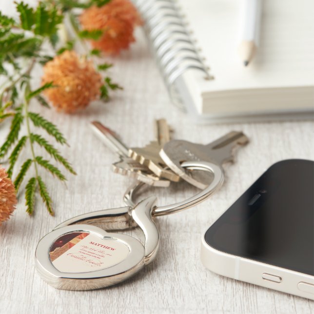 Chaveiro Personalizar, Parabéns RCIA, Católico, Vermelho (Lateral)