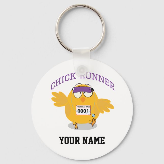 Chaveiro Personalizar pintinho Runner (Frente)