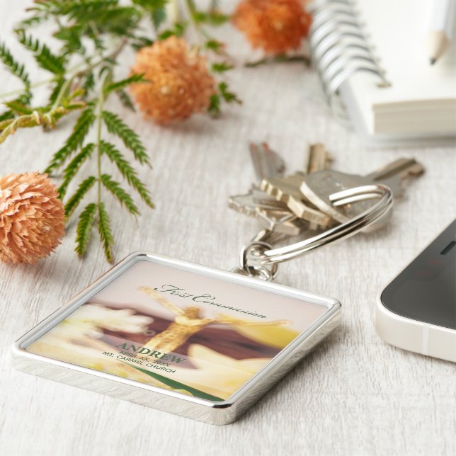 Chaveiro Personalizar, Primeiro Parabéns Comunitários (Lateral)