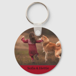 Chaveiro Personalizar teclado - sua foto e nome(s)