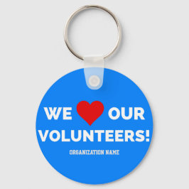 Chaveiro Personalizável Adoramos Nossos Voluntários